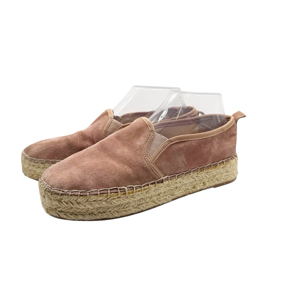 Sam Edelman Carrin Suede Platform Espadrille Flats size 9
